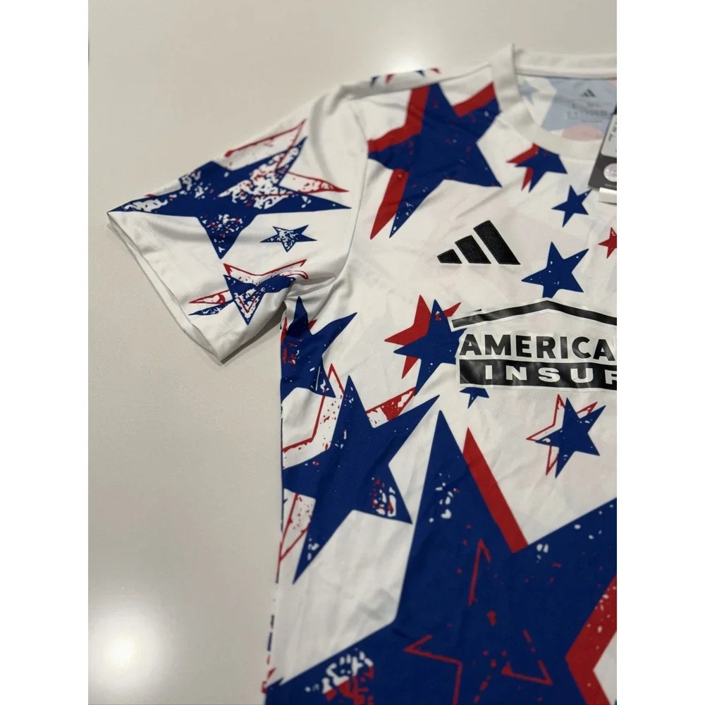 adidas MLS AMER PRESH Atlanta United FC Jersey L AEROREADY KB8968 White Blue